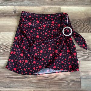 Red Heart Mini Skirt Forever 21